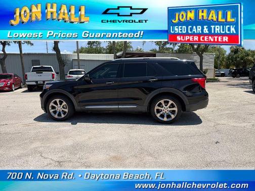 Black 2020 Ford Explorer Platinum