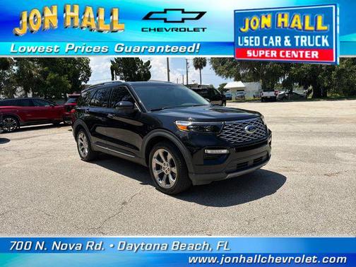 Black 2020 Ford Explorer Platinum