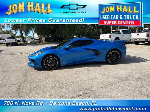 Riptide Blue Metallic 2025 Chevrolet Corvette Stingray w/2LT