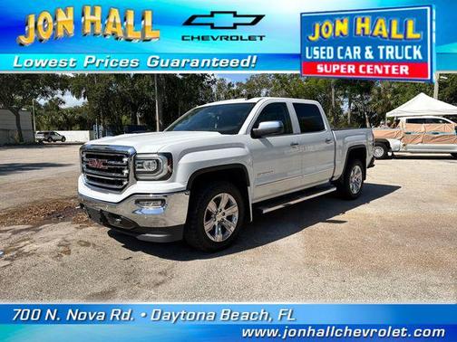 Summit White 2018 GMC Sierra 1500 SLT