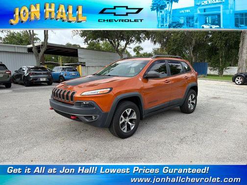 Mango Tango Pearlcoat 2015 Jeep Cherokee Trailhawk