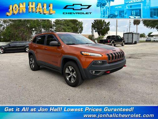 Mango Tango Pearlcoat 2015 Jeep Cherokee Trailhawk