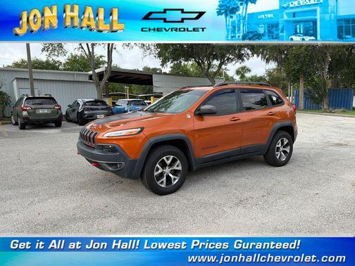 Mango Tango Pearlcoat 2015 Jeep Cherokee Trailhawk