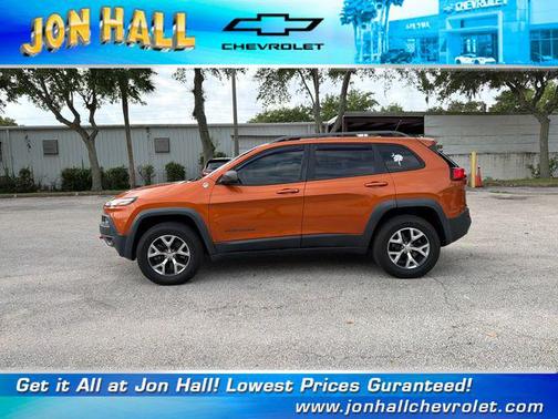 Mango Tango Pearlcoat 2015 Jeep Cherokee Trailhawk