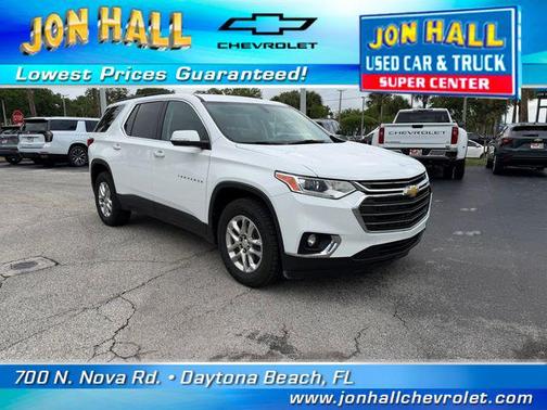 Summit White 2021 Chevrolet Traverse LT Cloth