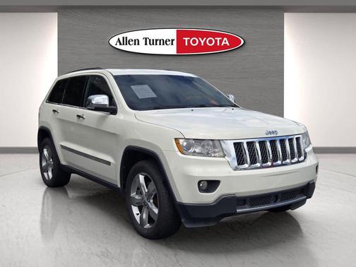 Stone White Clearcoat 2012 Jeep Grand Cherokee Overland