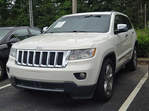 Stone White Clearcoat 2012 Jeep Grand Cherokee Overland