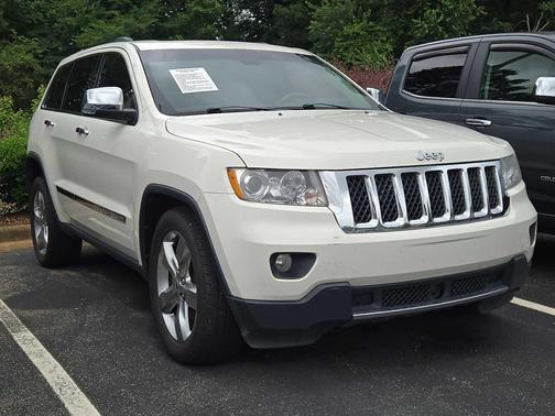 Stone White Clearcoat 2012 Jeep Grand Cherokee Overland