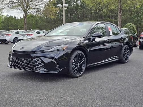 Midnight Black Metallic 2026 Toyota Camry Nightshade