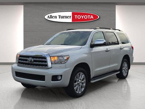 Blizzard Pearl 2017 Toyota Sequoia Platinum