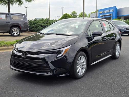 Midnight Black Metallic 2026 Toyota Corolla Hybrid LE