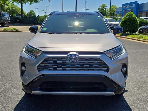 Silver Sky Metallic w/Midnight Black Roof 2020 Toyota RAV4 Hybrid SE