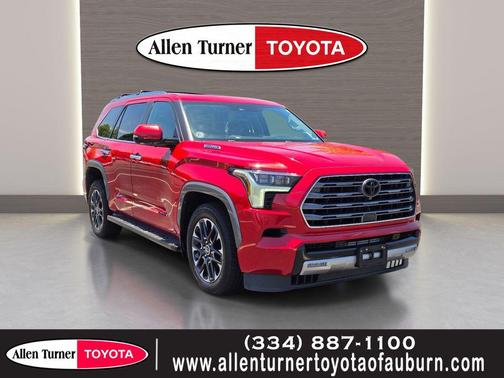 Supersonic Red 2024 Toyota Sequoia Limited