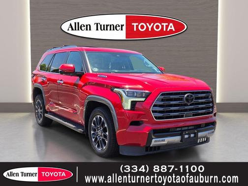 Supersonic Red 2024 Toyota Sequoia Limited