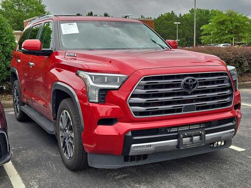 Supersonic Red 2024 Toyota Sequoia Limited
