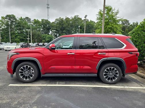 Supersonic Red 2024 Toyota Sequoia Limited
