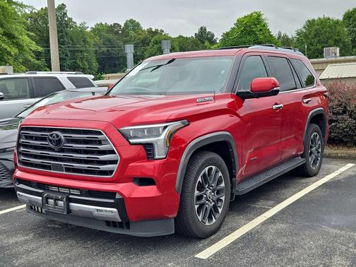 Supersonic Red 2024 Toyota Sequoia Limited