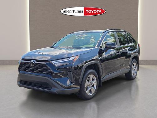 Midnight Black Metallic 2025 Toyota RAV4 Hybrid LE