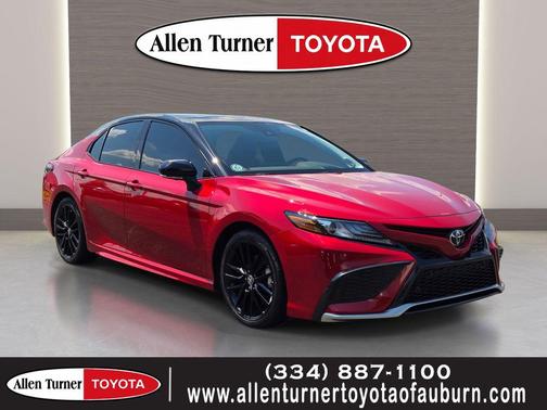 Midnight Black Metallic 2024 Toyota Camry XSE