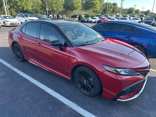 Midnight Black Metallic 2024 Toyota Camry XSE