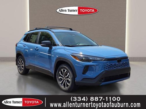 Blue 2026 Toyota Corolla Cross Hybrid SE
