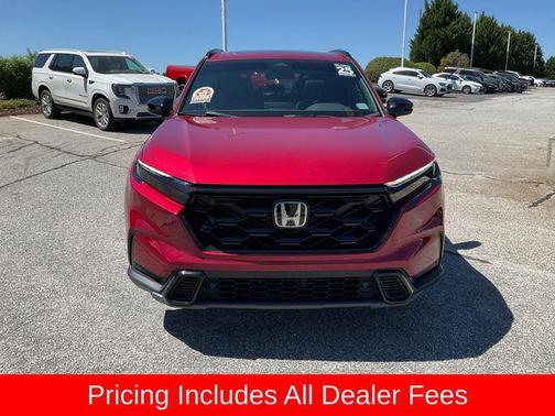 Radiant Red Metallic 2025 Honda CR-V Hybrid Sport FWD
