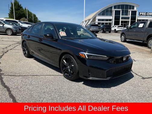 Crystal Black Pearl 2025 Honda Civic Si Base