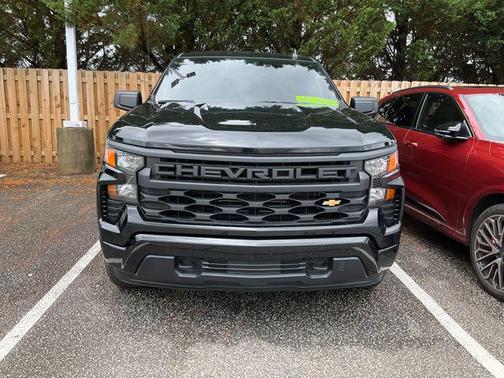 Black 2024 Chevrolet Silverado 1500 Custom