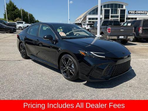 Midnight Black Metallic 2025 Toyota Camry XSE
