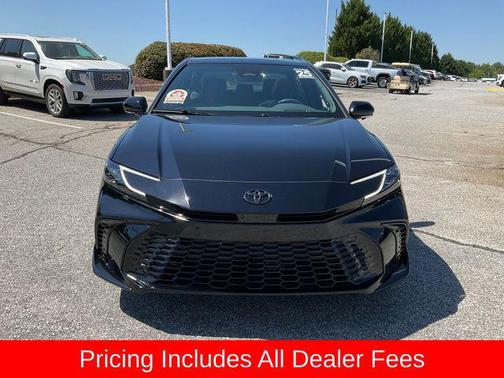 Midnight Black Metallic 2025 Toyota Camry XSE