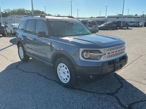 Azure Gray Metallic Tri-Coat 2025 Ford Bronco Sport Heritage