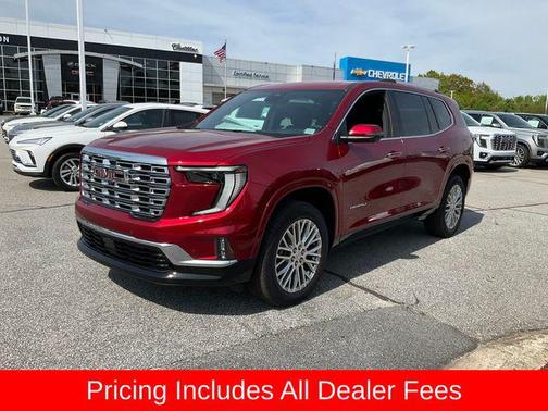 Volcanic Red Tintcoat 2026 GMC Acadia Denali