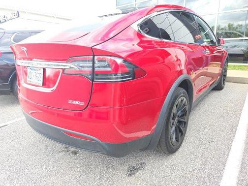 Red Multi-Coat 2017 Tesla Model X P100D