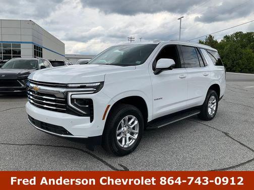 Summit White 2026 Chevrolet Tahoe LT