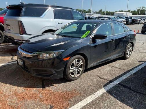 Crystal Black Pearl 2017 Honda Civic LX