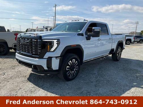 Glacier White Tricoat 2026 GMC Sierra 2500 Denali Ultimate