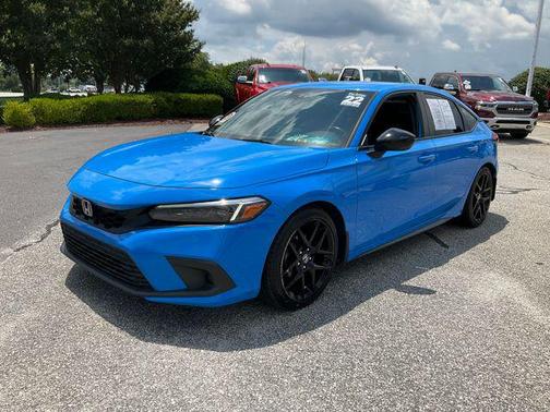 Boost Blue Pearl 2022 Honda Civic Sport