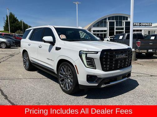 White Frost Tricoat 2025 GMC Yukon Denali Ultimate