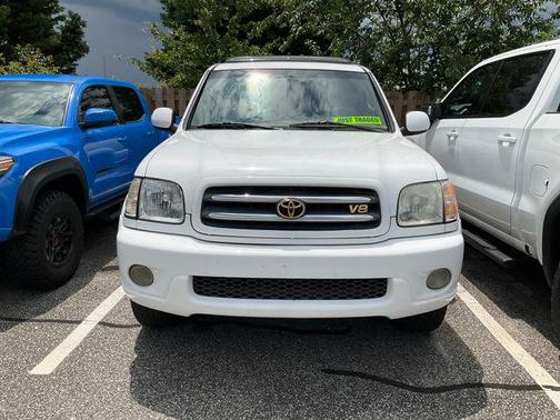 Natural White 2004 Toyota Sequoia Limited