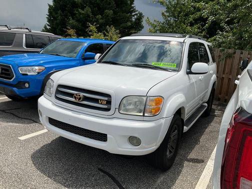 Natural White 2004 Toyota Sequoia Limited
