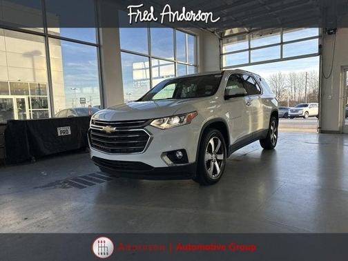 Summit White 2020 Chevrolet Traverse LT Leather