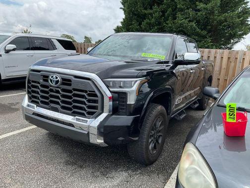 Midnight Black Metallic 2023 Toyota Tundra Hybrid 1794 Edition