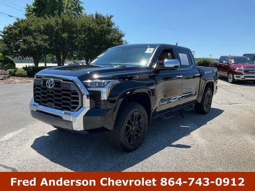 Midnight Black Metallic 2023 Toyota Tundra Hybrid 1794 Edition