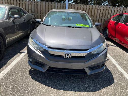 Silver Metallic 2016 Honda Civic EX-T