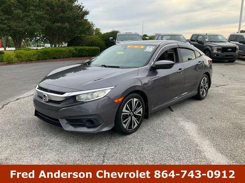 Silver Metallic 2016 Honda Civic EX-T