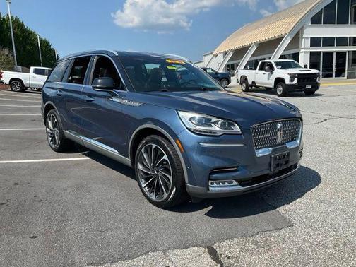 Blue Diamond Metallic 2020 Lincoln Aviator Reserve AWD