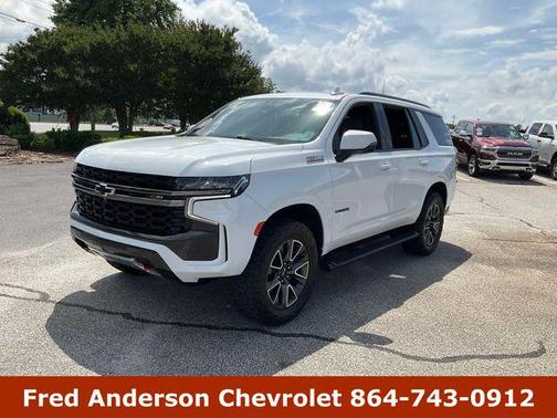 Summit White 2021 Chevrolet Tahoe 4WD Z71
