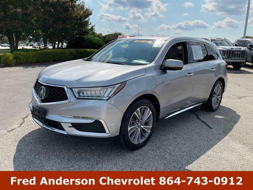 White Diamond Pearl 2017 Acura MDX 3.5L w/Technology Package