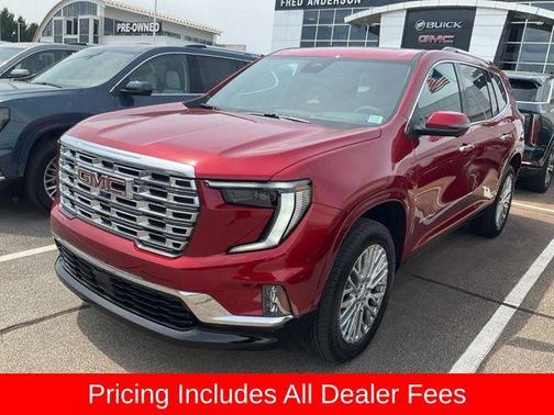 Volcanic Red Tintcoat 2026 GMC Acadia Denali