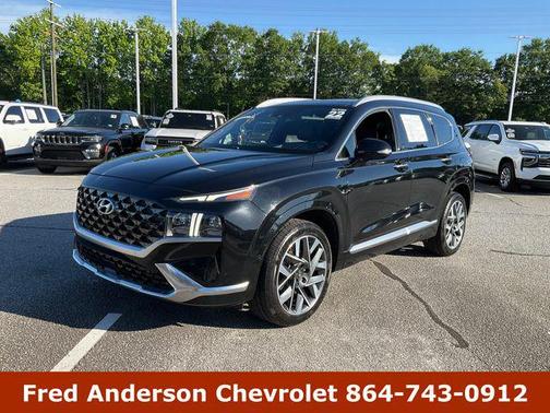 Twilight Black 2022 Hyundai SANTA FE Calligraphy
